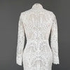 Elegant Illusion High Neck Mermaid Wedding Dress with Lace Appliques and Full Sleeves