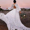 Chic Square Collar A-Line Tulle Wedding Dress with Backless Design and Lace Appliqués