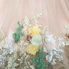 Enchanted Blossom Fairytale Couture Bridal Gown with 3D Flowers