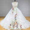 Enchanted Garden Floral Princess Wedding Dress