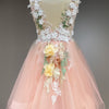 Enchanted Blossom Fairytale Couture Bridal Gown with 3D Flowers