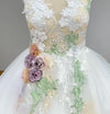 Enchanted Garden Floral Princess Wedding Dress