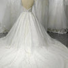 Luxury Princess Ball Gown Wedding Dress with Beading and Crystal Embellishments, Sweetheart Neckline, and Court Train