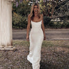 Sleek Strapless Mermaid Wedding Dress with Lace-Up Back and Criss-Cross Detailing