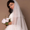 Boho Chic Sleeveless A-Line Tulle Wedding Dress with Floral Embroidery and V-Neck