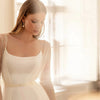 2-in-1 Mermaid Wedding Dress with Jacket | Elegant Minimalistic Satin Bridal Gown