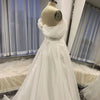 Strapless Tiered Organza Wedding Dress - Elegant A-Line Silhouette with Court Train