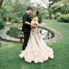 Enchanting Off-Shoulder A-Line Tulle Wedding Dress with Floral Appliques & Ruffles - Includes Veil