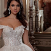 Luxury Princess Ball Gown Wedding Dress | Sweetheart Neckline, Off-the-Shoulder, Embroidered Organza & Tulle